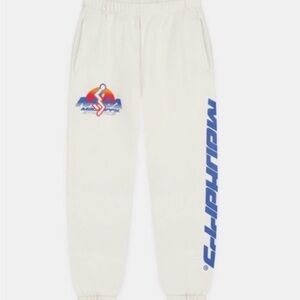 Madhappy Cream Joggers with Logo